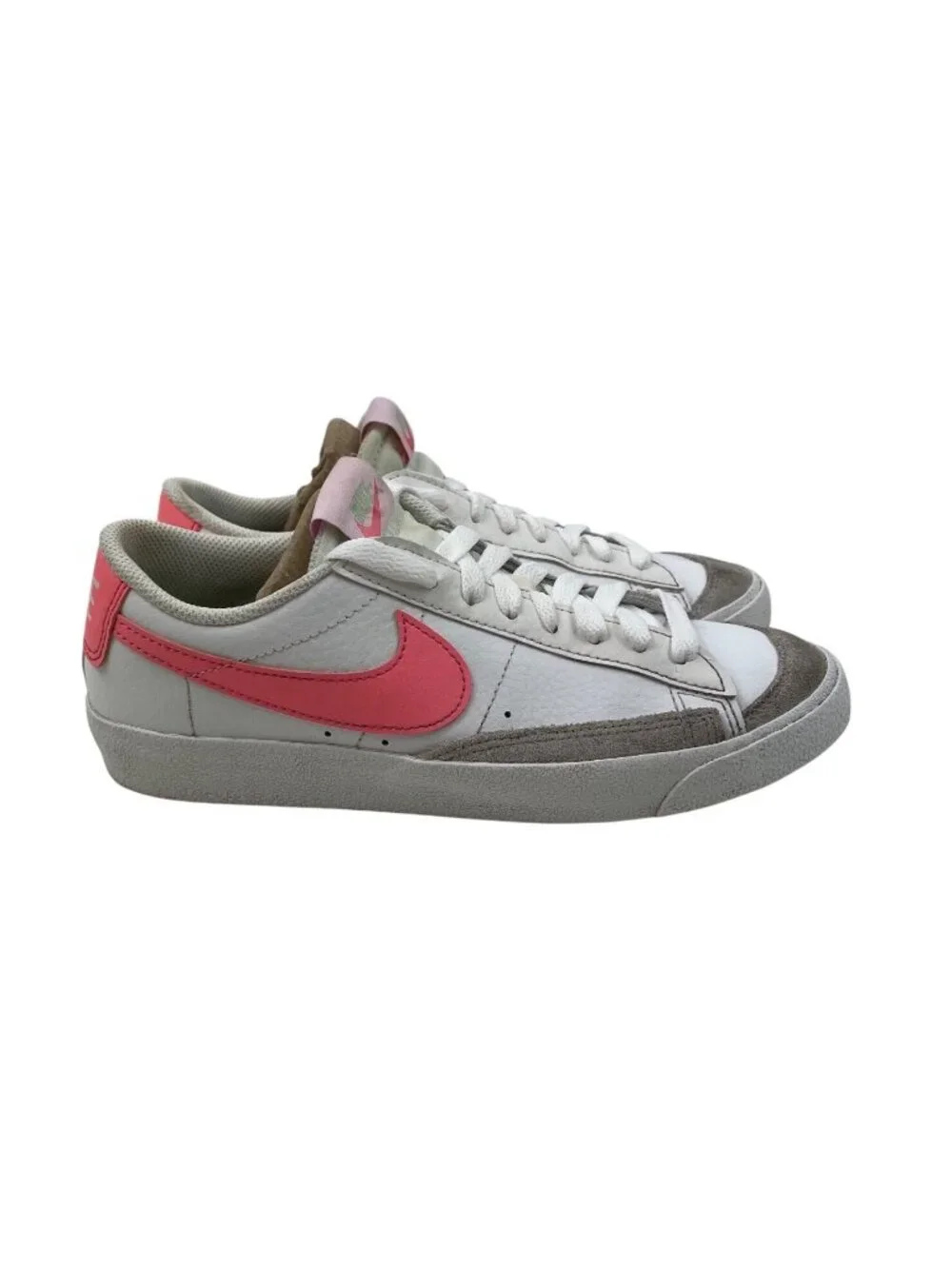 Nike Blazer Low '77 GS White Pink Gaze DA4074-112 Youth Size 7Y - Picture 2 of 10